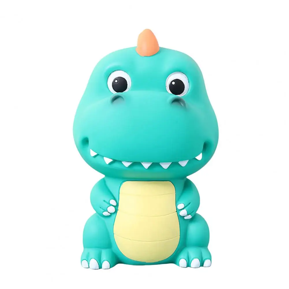 Dinosaur Piggy Bank Plastic Lined, Fall Proof Can Be Saved and Retrieved Children's Cartoon Piggy Bank Birthday Gift Ornaments