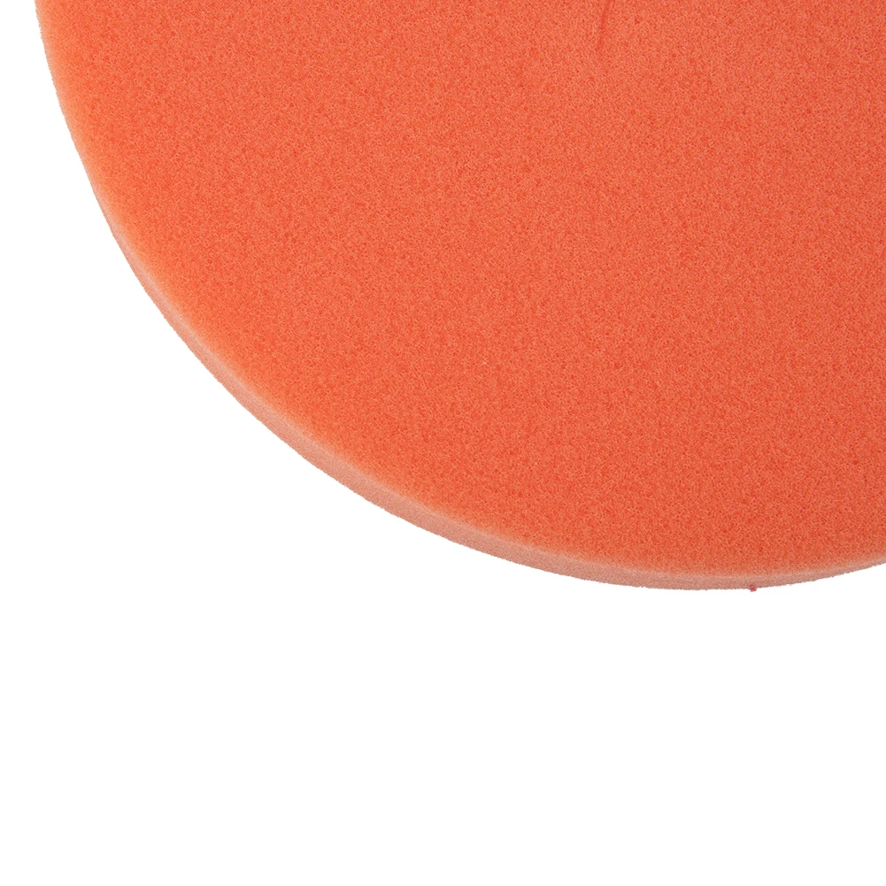 

Clean Buffing Waxing Paint Care Tool Car Orange Rotary Sponge 7inch Flat Polishing Universal Durable Practical