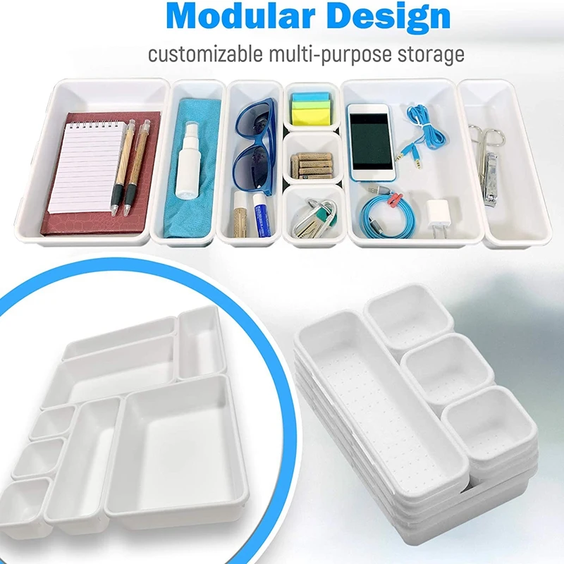 Customizable Modular Desk Organizer
