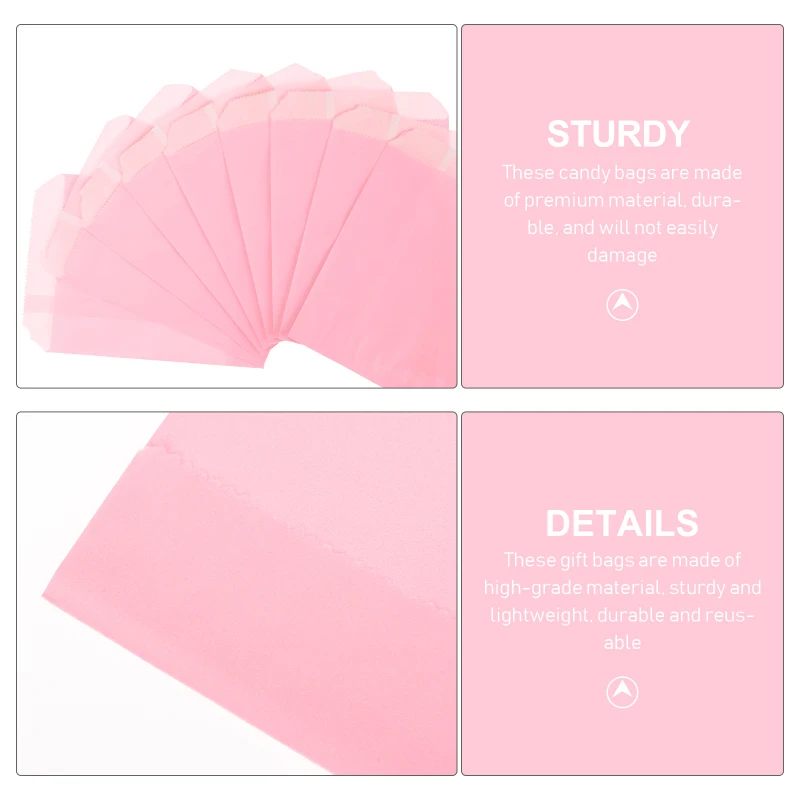 50pcs Greaseproof Paper Bags with Clear Window for Bakery, Toast, Cookies, Pastries, Sa... - SKU GPBB1907 - UGI Packaging