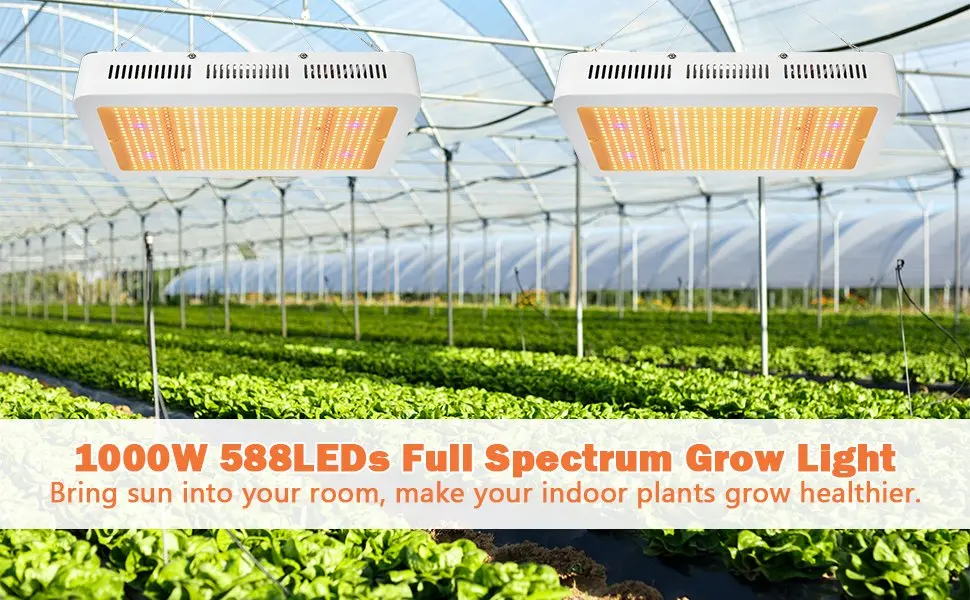 Description Picture 4 of item2024 New 1000W LED Grow Light Full Spectrum Phytolamp for Plant Indoor Hydroponics Flowering Vegs Fruit Growtent Greenhouse