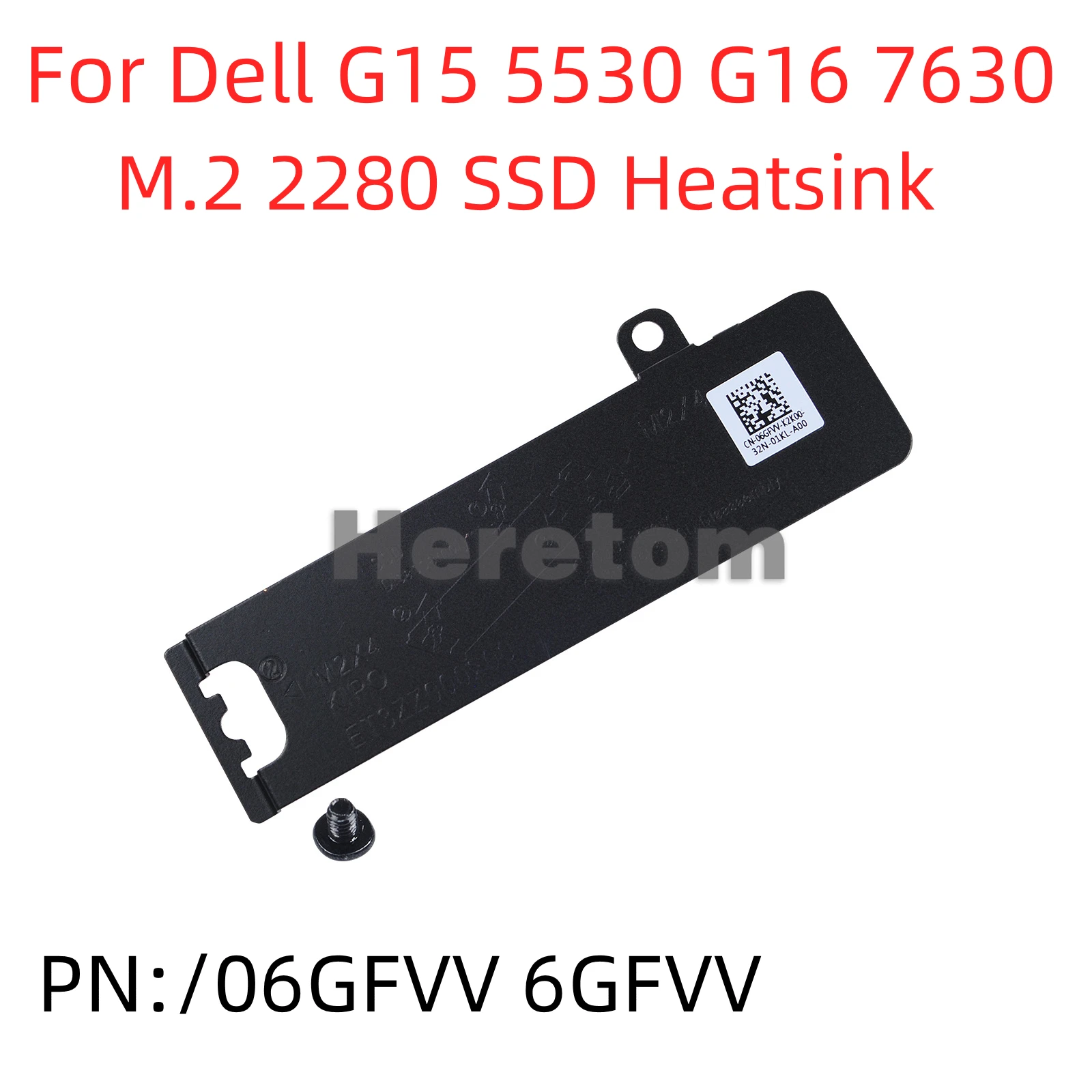 04 Pkn1 06Gfvv M.2 Pci-E 2230 2280 Per Dell G15 5530 G16 7630 Laptop Ssd Montaggio Disco Rigido Ssd Staffa Dissipatore Di Calore