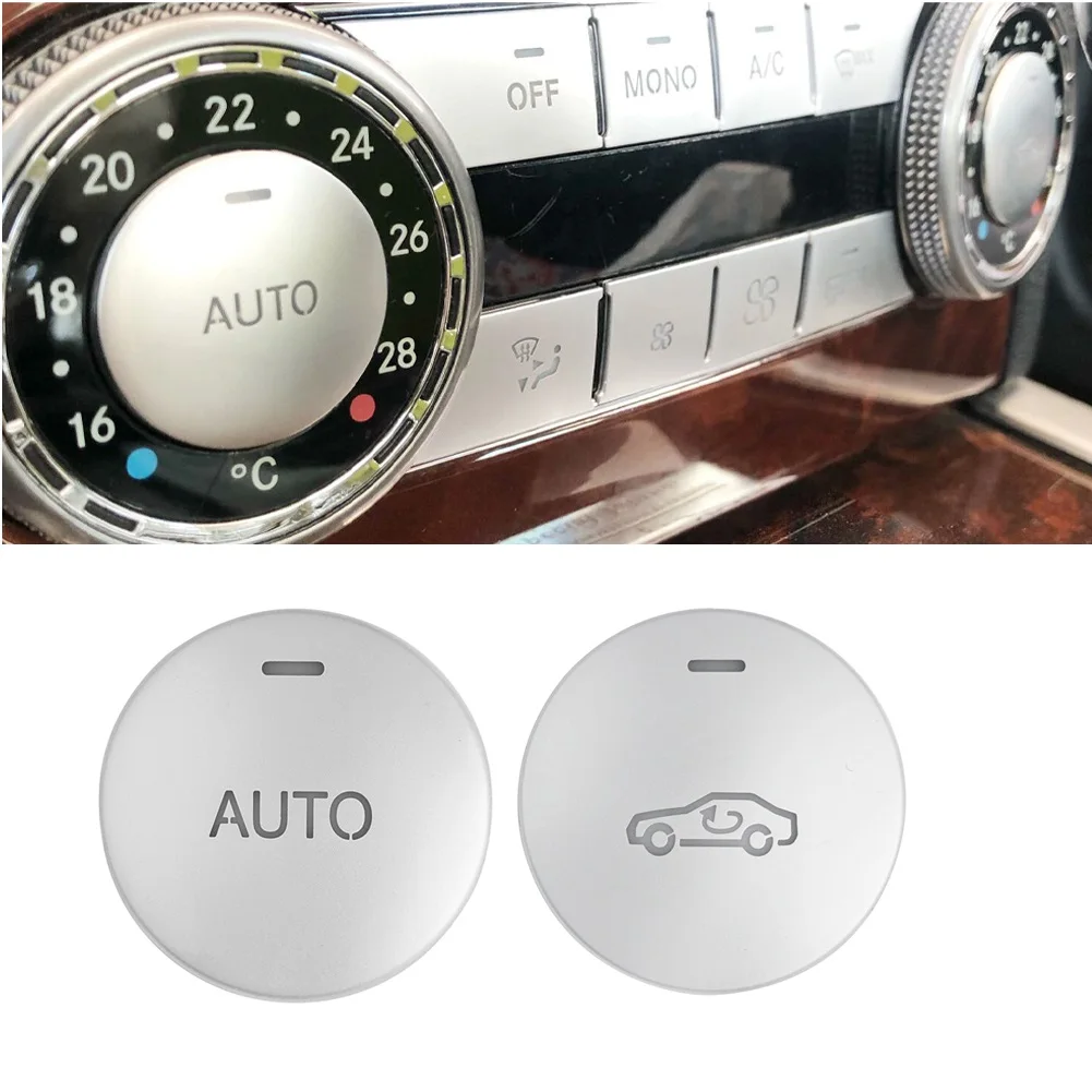 

For Mercedes Benz C E CLS GLK Class W204 W212 BMW E90 Air Conditioner AUTO Buttons Decoration Stickers Trim Accessories
