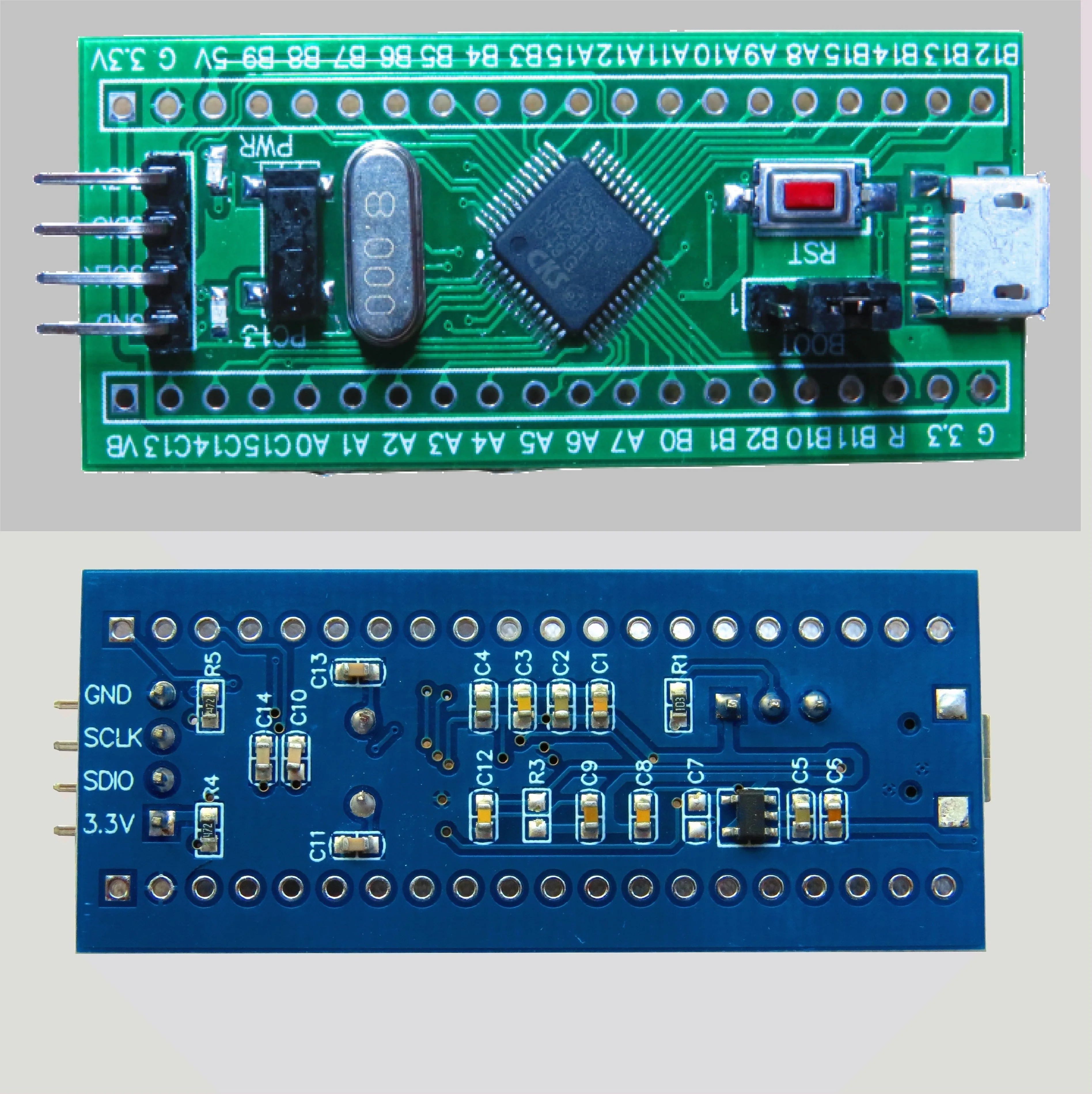 

Материнская плата Cks32f103cbt6, новинка, материнская плата Hangshun Cbt6 с большой емкостью, минимальная макетная плата для замены Stm32