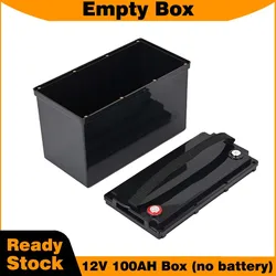 12V 100AH Lithium - ion Battery Storage Case (Black Empty Box)