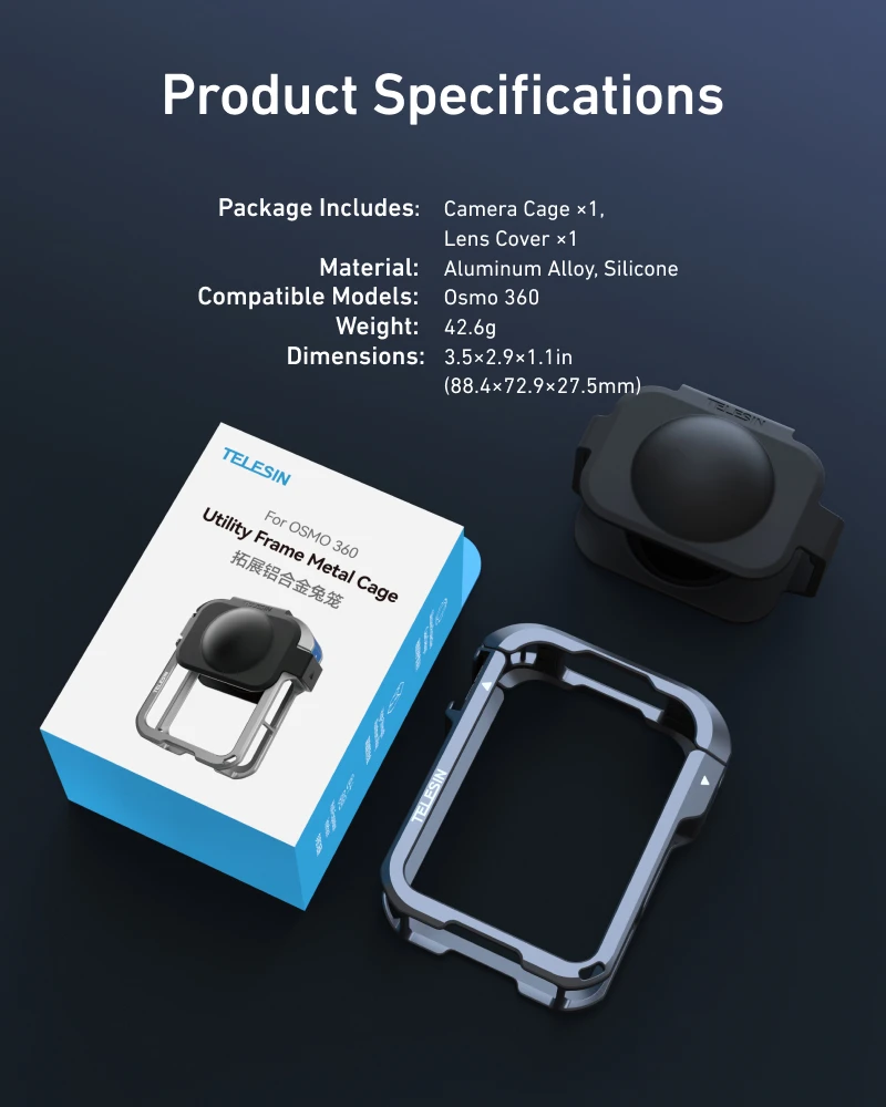 Protective Rabbit Case Rabbit Cage Set For OSMO 360 Accessories Aluminum alloy