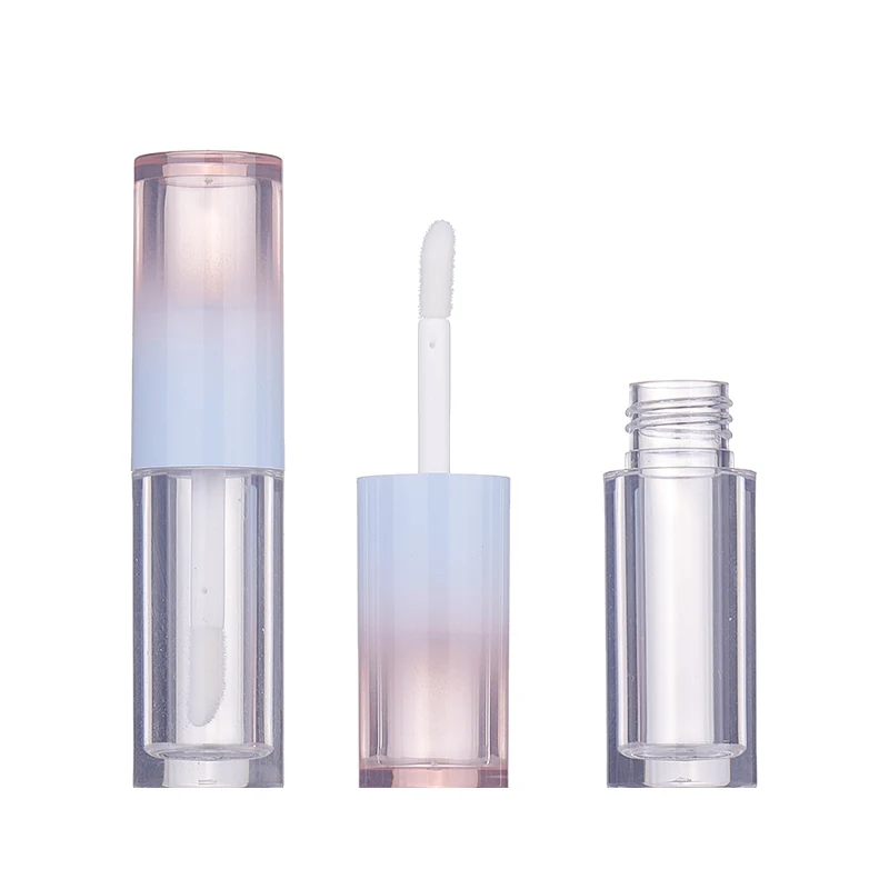 Spot Round 2.5ml Gradient Lip Gloss Empty Tube Sample Lip Glaze Refill Tube Liquid Lipstick Eye Shadow Bottle Makeup