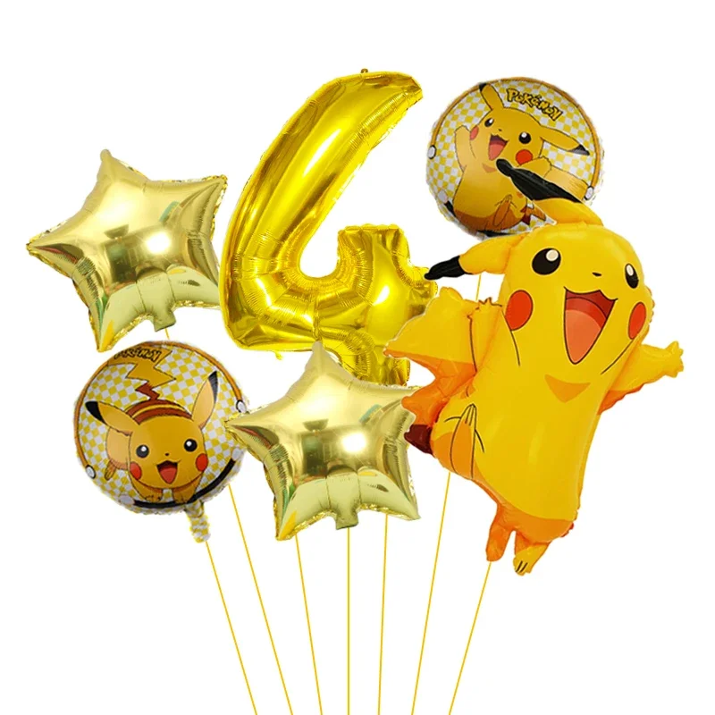 Cartoon-Ballon, 32-Zoll-Digital-Ballon-Set für Kindergeburtstag, neuer Aluminiumfolienball, Party-Dekoration, Spielzeug, Geschenk