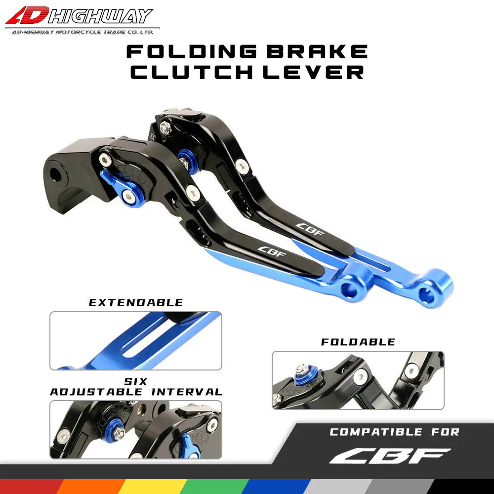 

CNC Aliuminum Brake Adjustable Extendable Folding Brake Clutch Levers For HONDA CB500F 2013-2019 CB300F 2014-2019 CB125F 2019