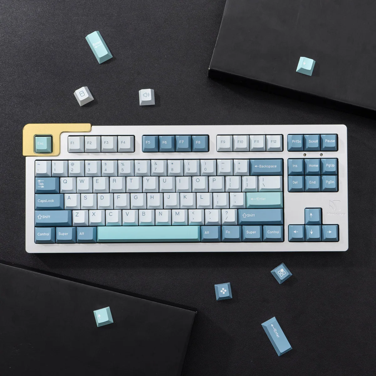 Gmk-Shoko Olivia PBT Keycap, 177 teclas, perfil