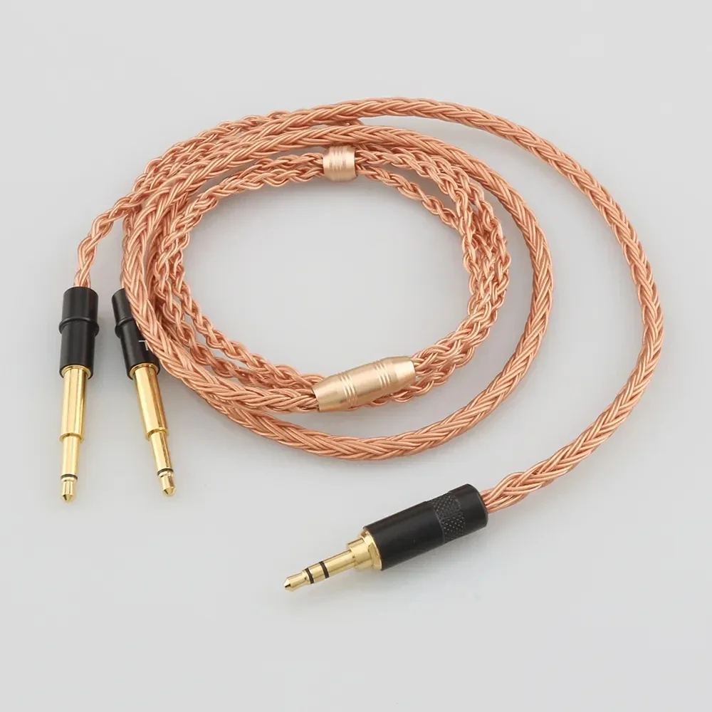 

3.5mm Stereo Plug 16 Core 99% 7N OCC Earphone Cable For Meze 99 Classics NEO NOIR Headset Headphone