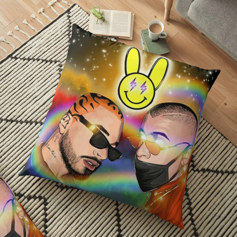 

J.balvin & Amp; Amp; Bad Bunny Sofa Home Decor Pillow Case Cushion Cover