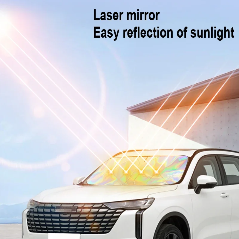 Car Front Window UV Protection Sun Shade For Haval M6 H6 F7 Hi4 100 Sun Shade Windshield Visor Folding Auto Styling Accessories