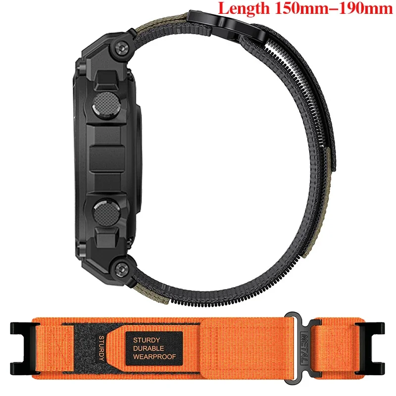 Nylon Loop Strap Watch Band for Smartwatch Sports Bracelet