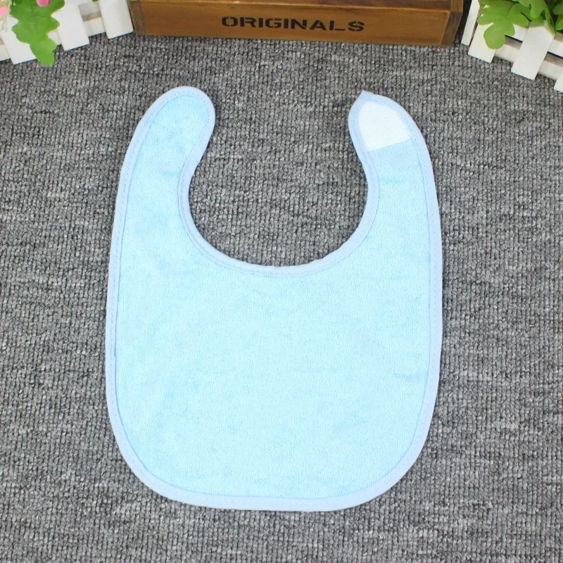 Baby Bib Cotton Towel Cloth Eating Anti Dirt Portable Polyester U-shaped Terry Cloth Double Layer Thickened