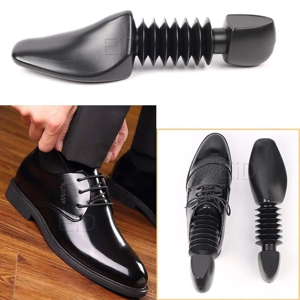 Hohe Qualität 1 Paar Kunststoff Schuh Baum Shaper Formen Bahre Einstellbar für Frauen Männer Unisex Boot Halter Organisatoren Schuh 30-46 – Detail 23