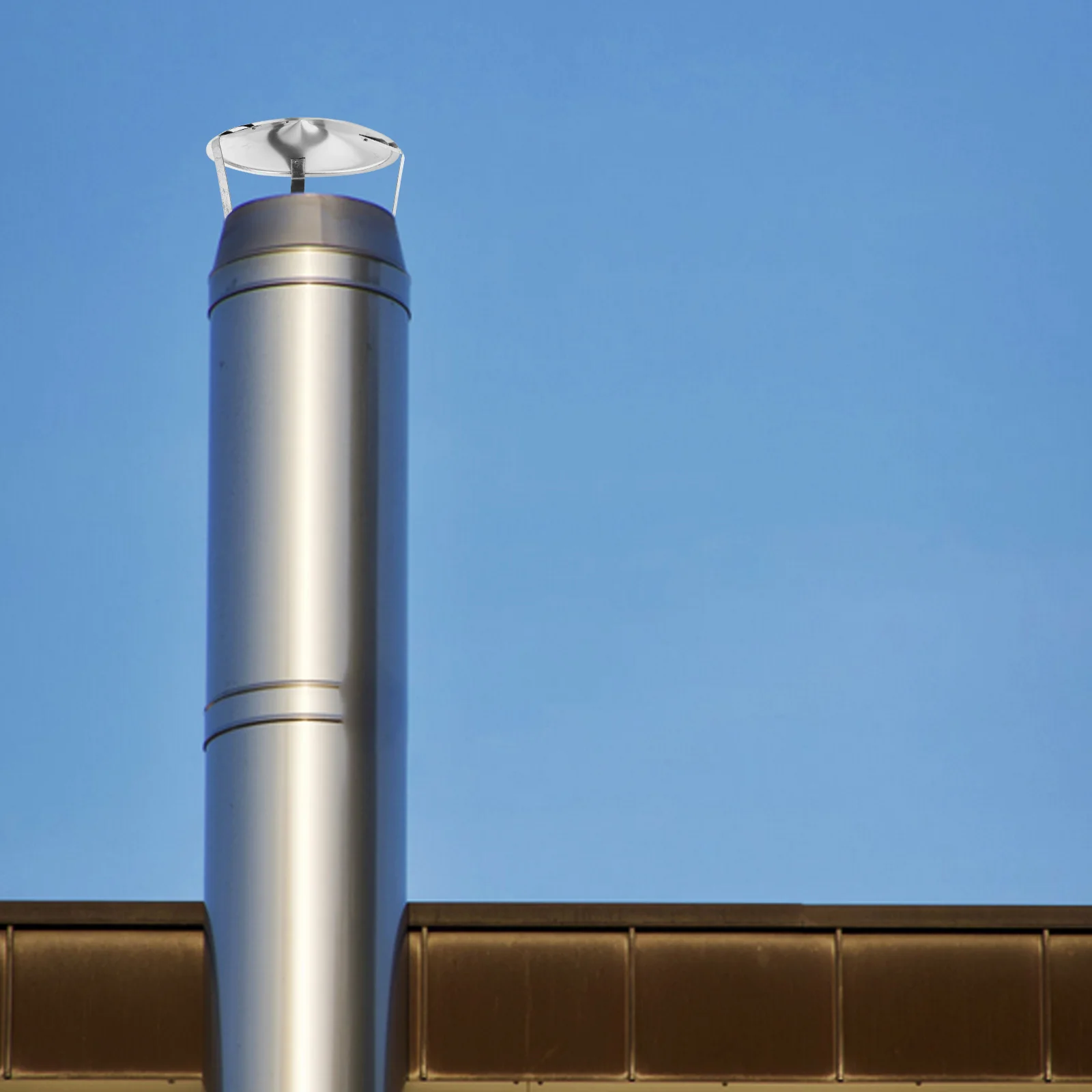 Mushroom Shaped Stainless Steel Rainproof Smokestack Cover Ventilation Cap For Chimney Accessories Durable Flue Pipe Protector