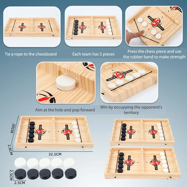 Catapulta De Madeira Jogo De Tabuleiro De Xadrez Para Crianças, Batalha De Dois Jogadores, Divertido Jogo De Tabuleiro, Ejeção De Mesa, Entretenimento De Lazer, Presentes 5