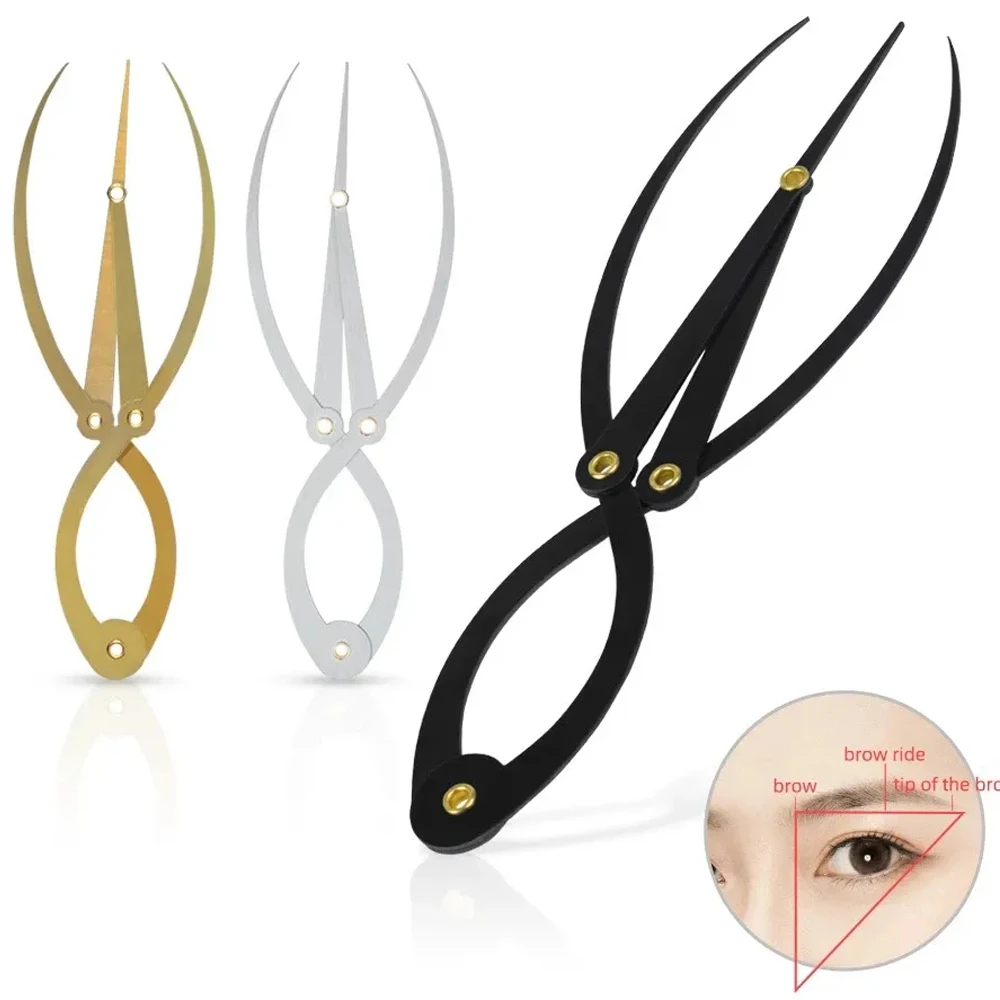 

Stainless Steel Golden Ratio Eyebrow Microblading Permanent Makeup Measuring Tool Ruler Eyebrow Caliper Eyebrow Shaping Design