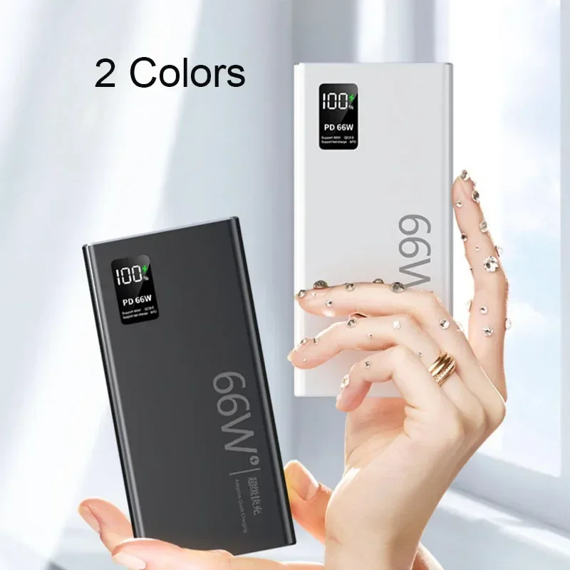 30000mAh Power Bank 66W Super Fast Charging For iPhone 15 14 Huawei P50 Xiaomi Samsung PD 20W External Battery Charger Powerbank 6