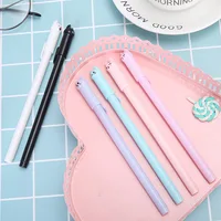 10Pcs/Lot Cute Cat Gel Pen Kawaii Kitten Neutral Pen 0.38mm Black Gel Ink Pens School Writing Stationery Office Supplies Gift 4