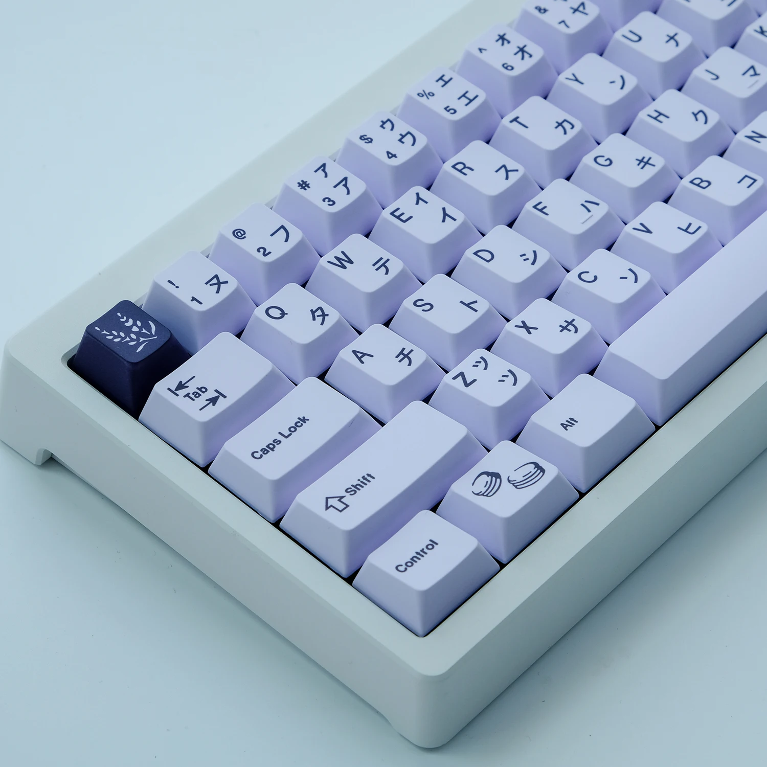 168 Teclas Inglês GMK Lavender Keycaps Cereja