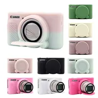 Soft Silicone Case Camera Bag Skin For Canon PowerShot SX730 SX740 SX740HS Rubber Camera case Cover - Image 2