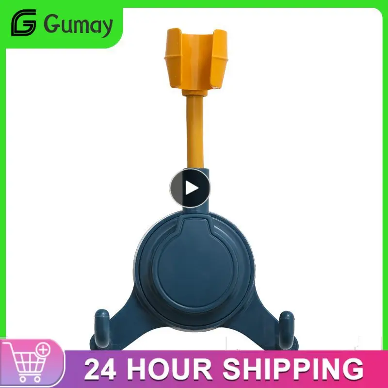 Adjustable Shower Holder Stand Suction Cup Shower Head Holder Wall Mount Showerhead Bracket Bathroom Support Douche Punch-Free