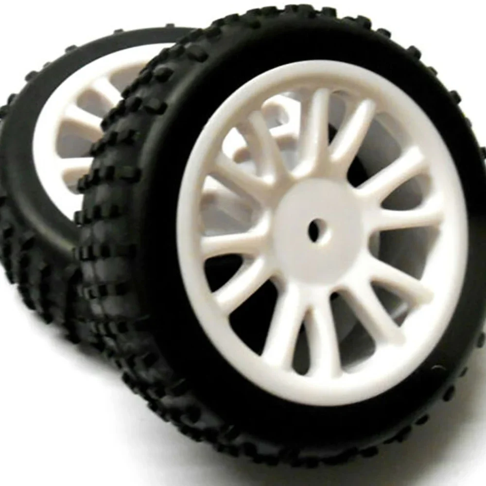 

HSP part 85024 White Rear Wheels Complete 2P for HISPEED 1/16 RC Buggy 94185 94285