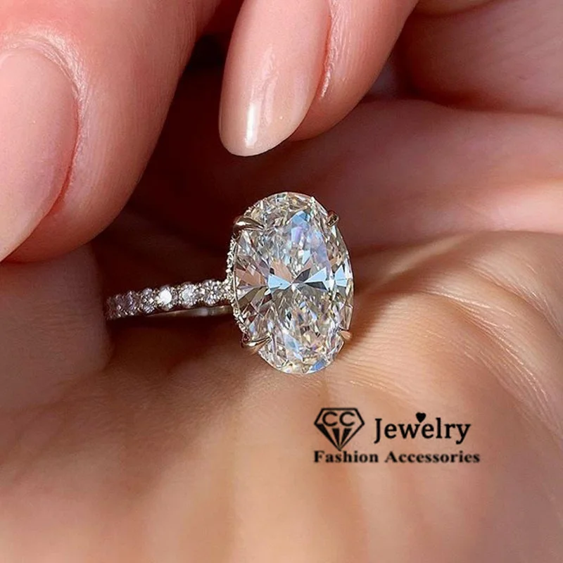Anillo De Compromiso Solitario Stilla Platino - Joyería