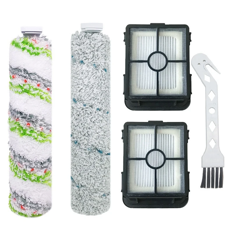 

5PCS Roller Brush Filter Set For Bissell Crosswave Cordless Max Series 2554A/2765Z/2767Z Wet Dry Vacuum Cleaner Parts