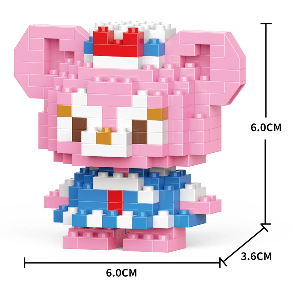 Crtani Hello Kitty Kuromi Cinna morol Lik od bloka Sastavljeni model Gradivni blok Lutke Igračke Gif za djecu