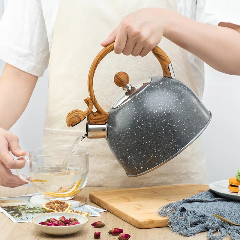 

Чайник-свисток из нержавеющей стали, л