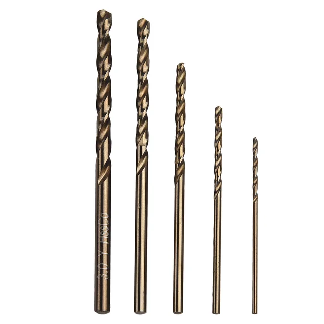 5pcs HSS M35 Cobalt Drill Bit: High Quality Woodworking and Metalworking Tools