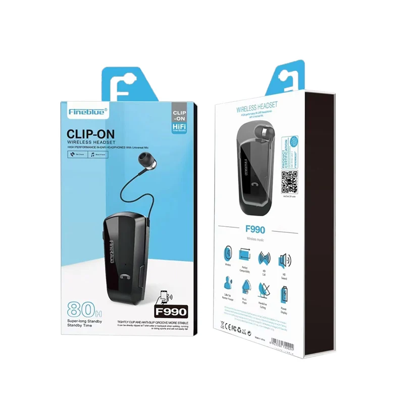 Fineblue-F990-Gamera-Earphone-Wireless-business-Bluetooth-Headset-Sport ...