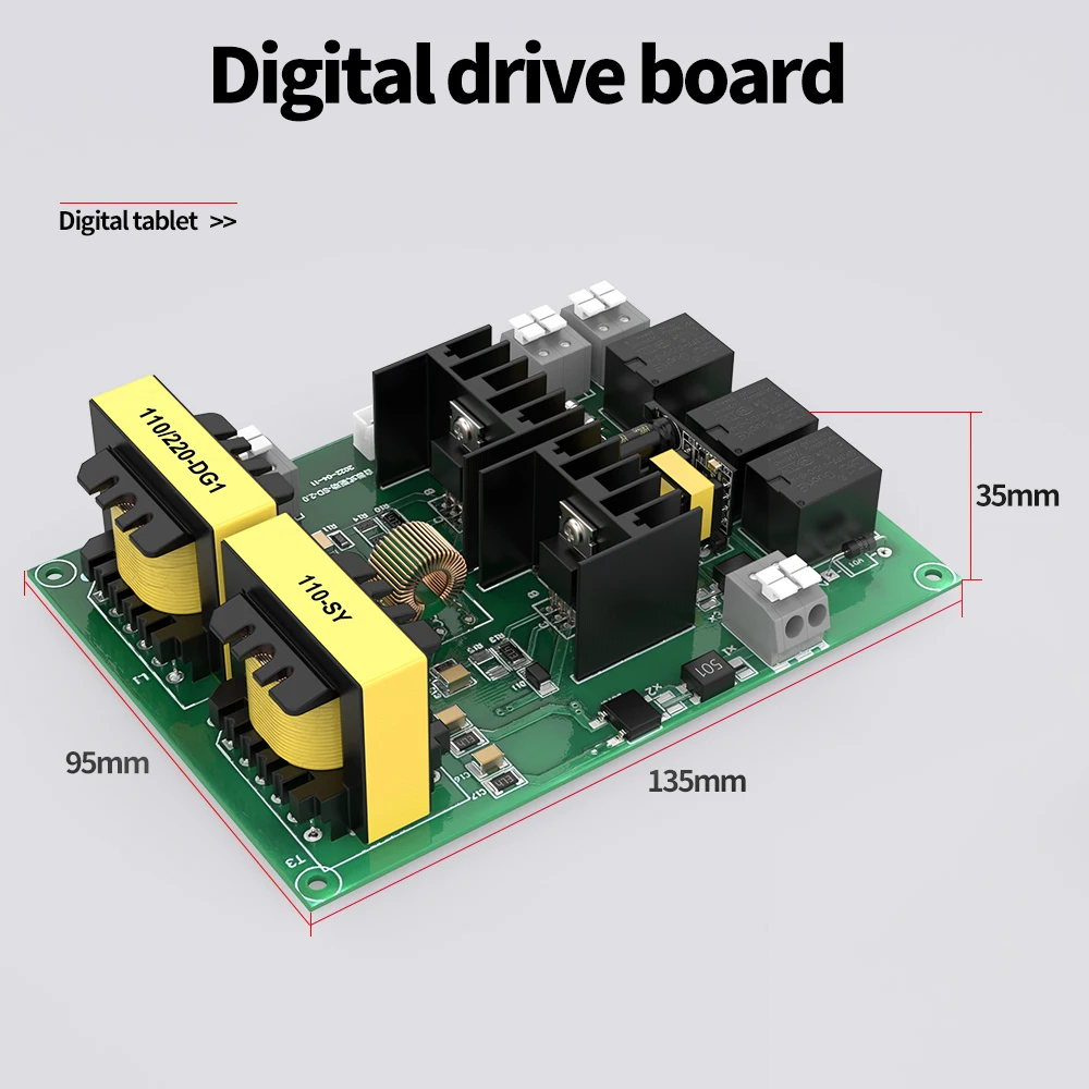 Granbo 60~900W 40KHz 110V/220V Ultrasonic Cleaner Drive Boards Transducer Kit DIY Ultrasound Cleaning Bathtub 3