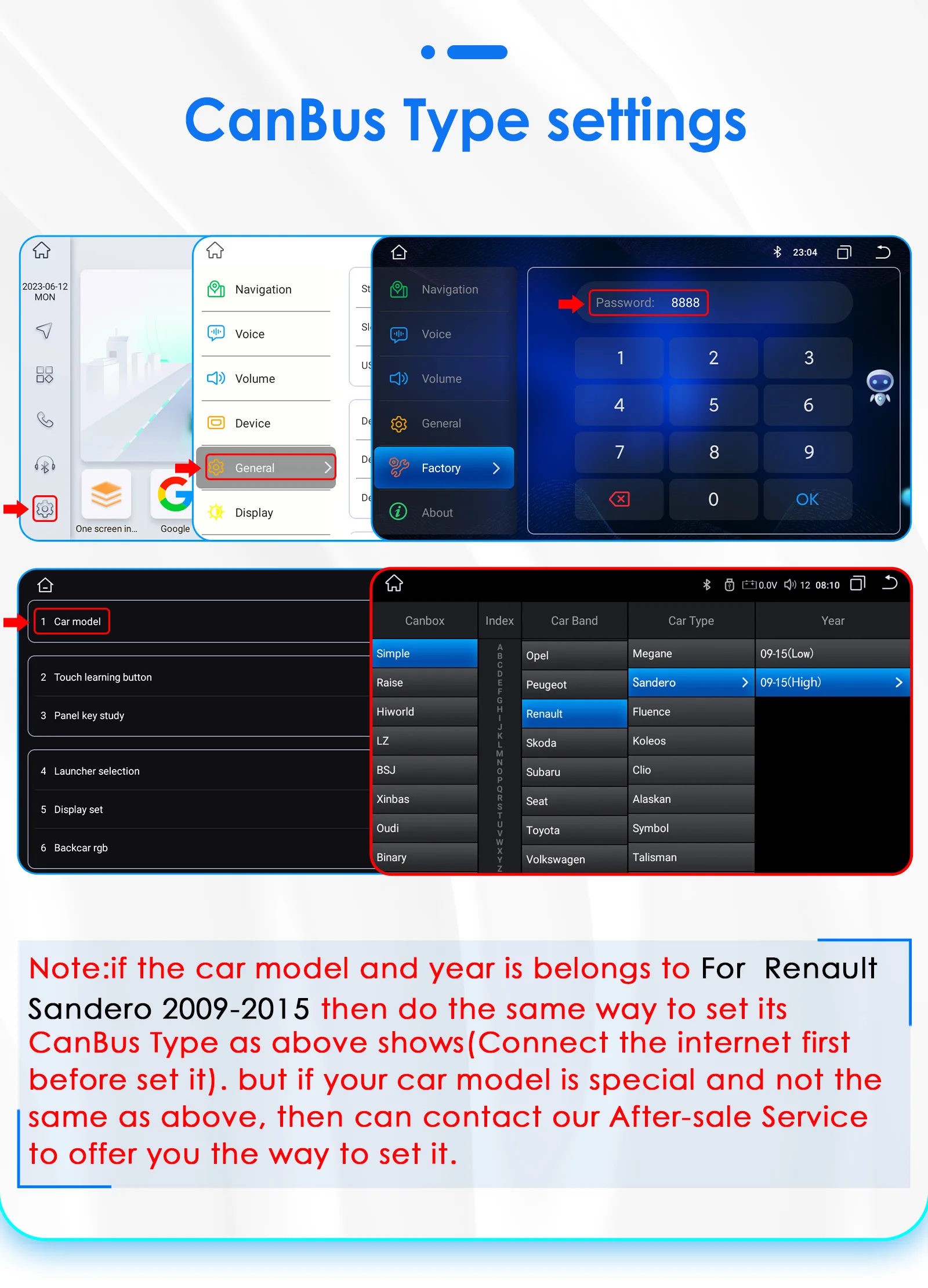 360Camera 2Din Android 13 Car Radio For Renault Logan Sandero/Lada Largus Car Multimedia GPS Carplay Intelligent autoradio SWC