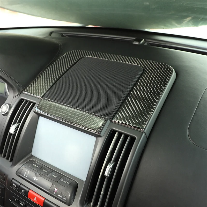 

Декоративная отделка для колонки с центральным управлением, наклейки из углеродного волокна для Land Rover Freelander 2 2007-2012, аксессуары