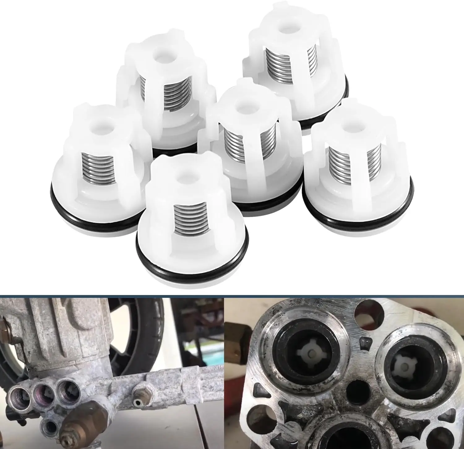 Mx 6Pcs Ar2233 Kit Valvola Di Ritegno Pompa Idropulitrice Parti Di Ricambio Per Serie Ancaffettiera Reverberi Rmw 70-0409 200344Gs Ez Start