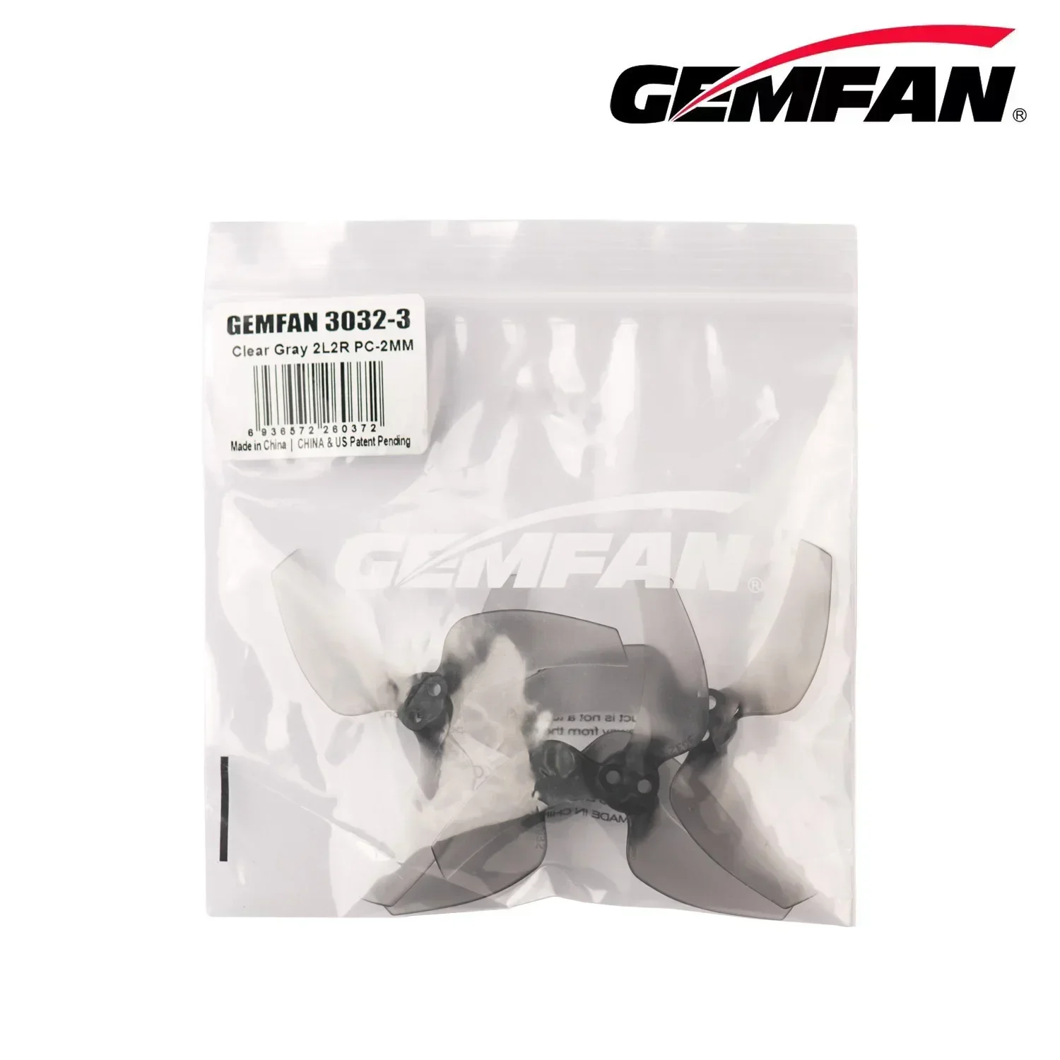 Deux paires d'hélices Gemfan 3032-3 PC 3.2" pour DJI Avata 2, emballage d'origine