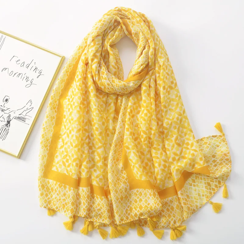 Рисунок 4 - Модный Шелковый шарф с кисточками