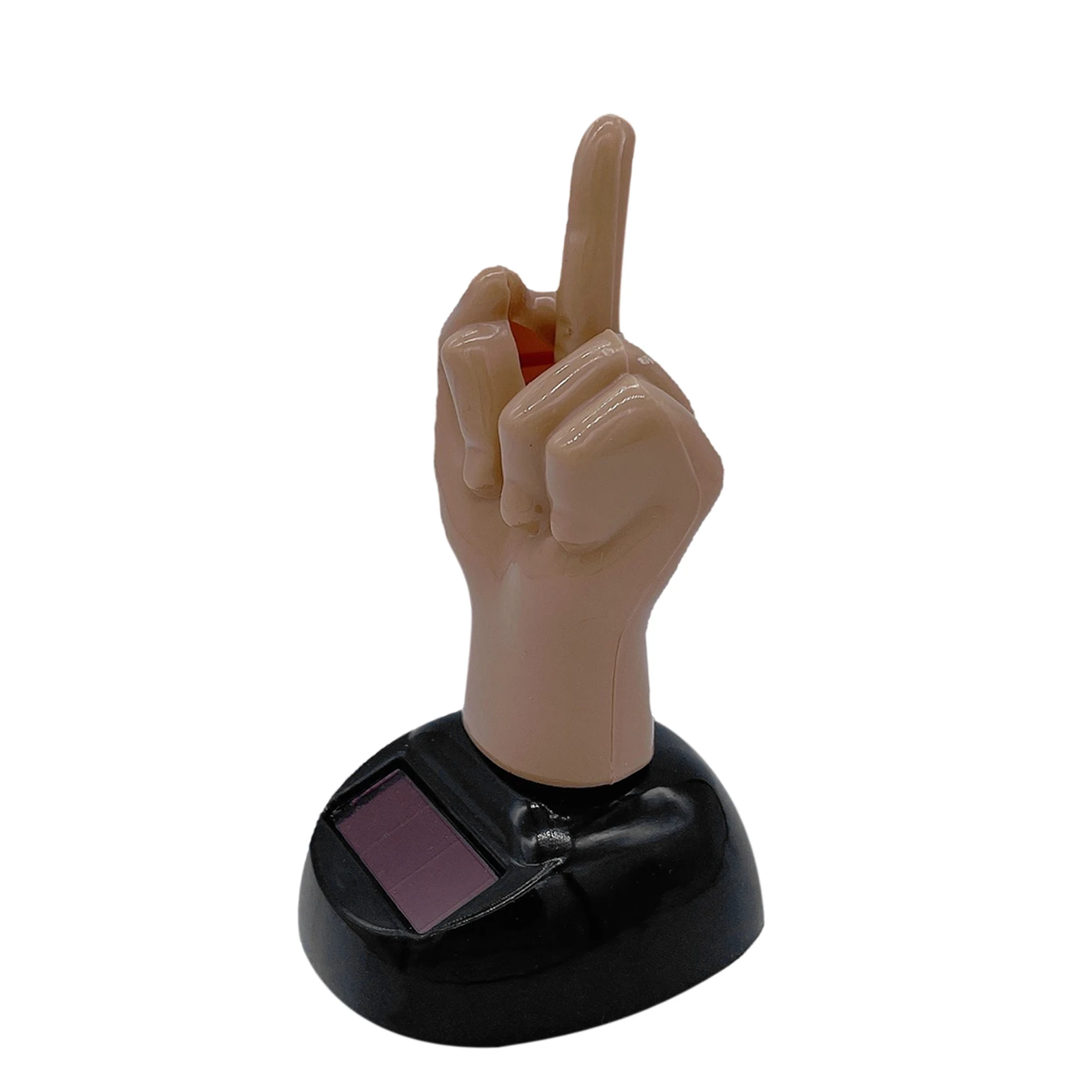 Car Solar Powered Prank Ornament Toy Interior Finger Shaking Decoration