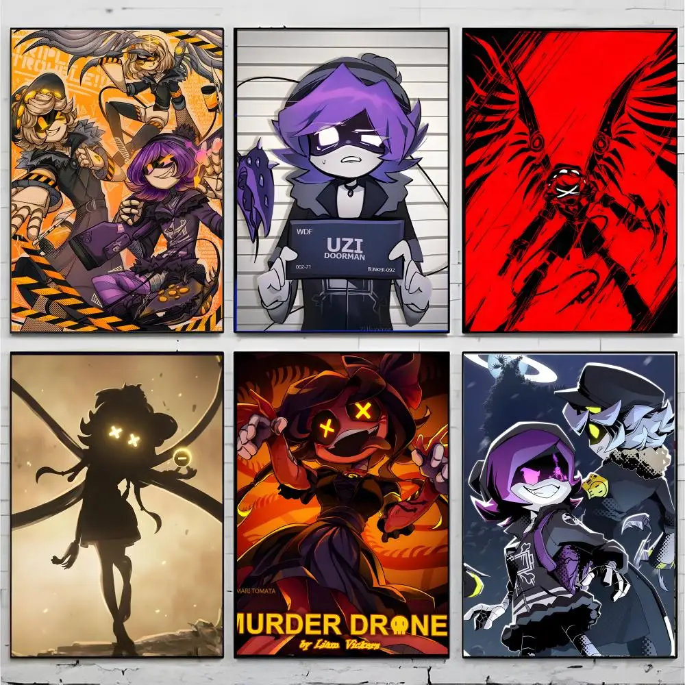 Premium Anime Sci-Fi Murder Drones Art Poster