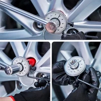 Torque Wrench Torquemeter Dial Hand Tool Auto Service Equipment Garage Calibrated In Degrees Automotive Tools Car Repairing 2
