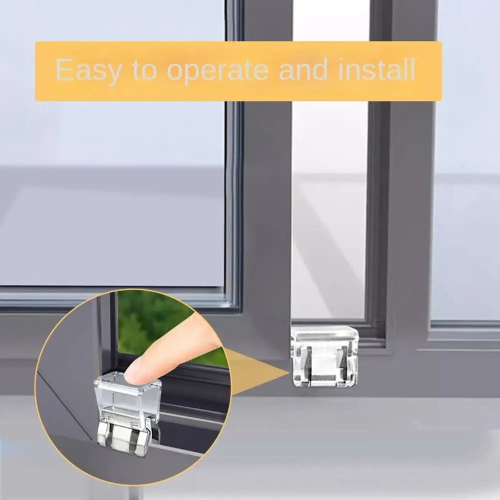 Window sliding window lock buckle screen aluminum alloy buckle fixed limiter doors windows child safety window lock