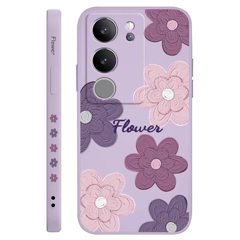 Elegant Mottled Flowers Phone Case - Vibrant & Stylish Design