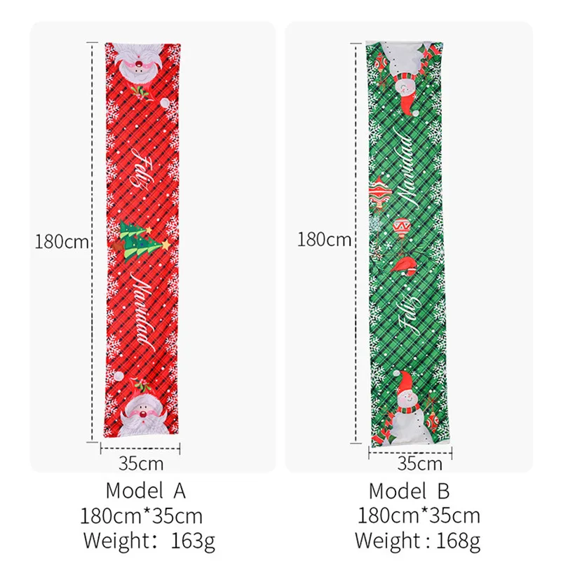 Christmas Snowman Table Runner Cotton Linen Tablecloth for Dinning Xmas New Year Tables Cover Christmas Decoration for Home_voghion.com