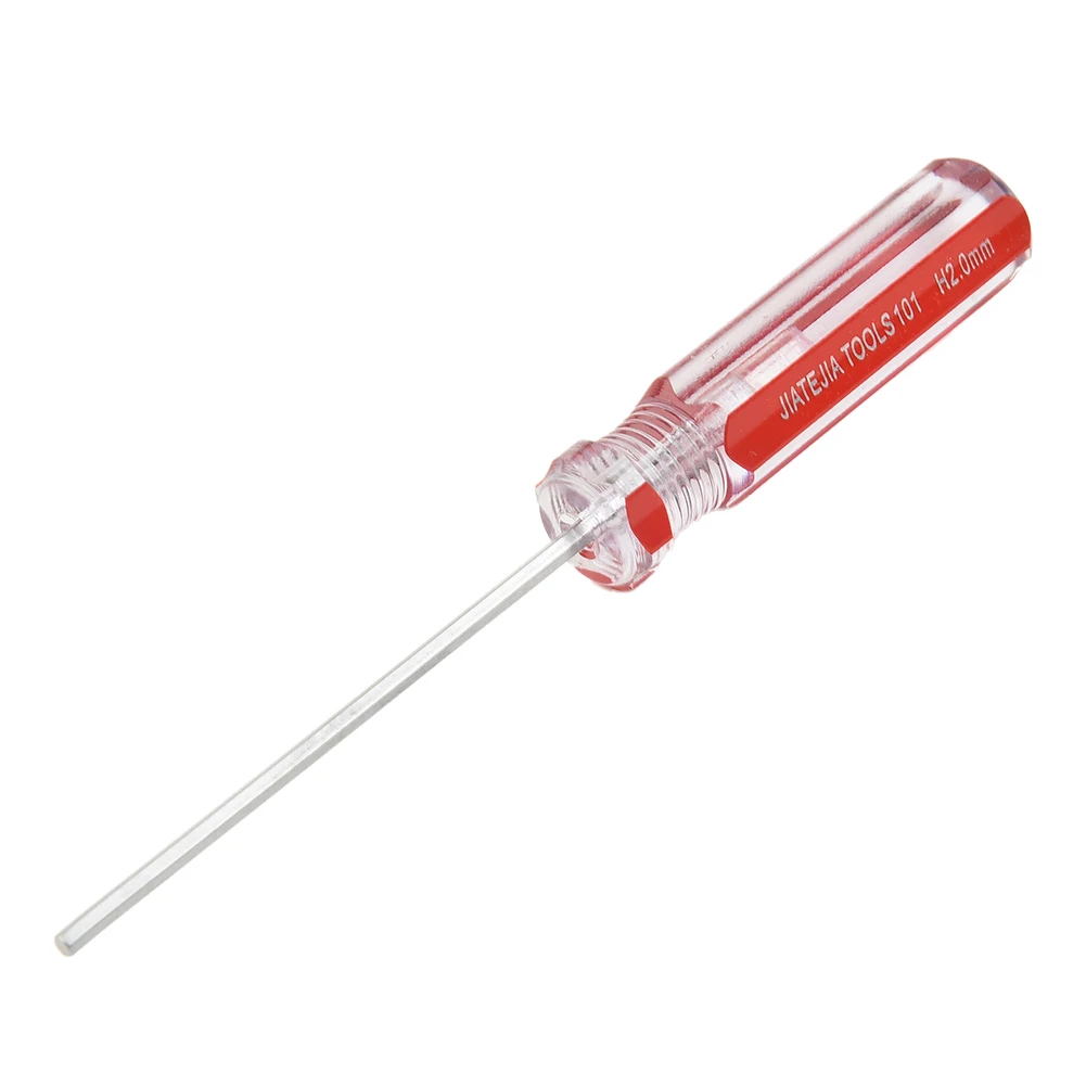 

Accurately Locked Hexagon Screwdriver Hexagon Silver+Red Single Flat Head Hex Steel 1.5mm-6.0mm Color Bar Batch