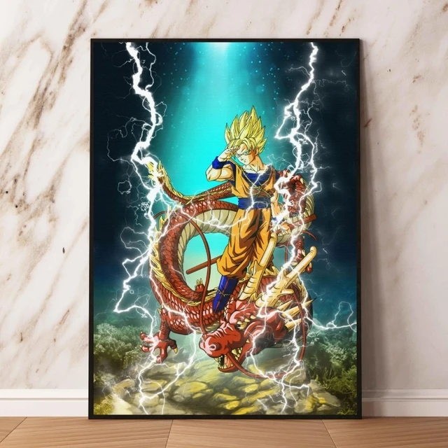 Dragon Ball Poster e Pintura para Criança, Freeza, Action Figures, Desenho  Animado Imagem de Personagem, Modern Home, Decoração Do Quarto Infantil