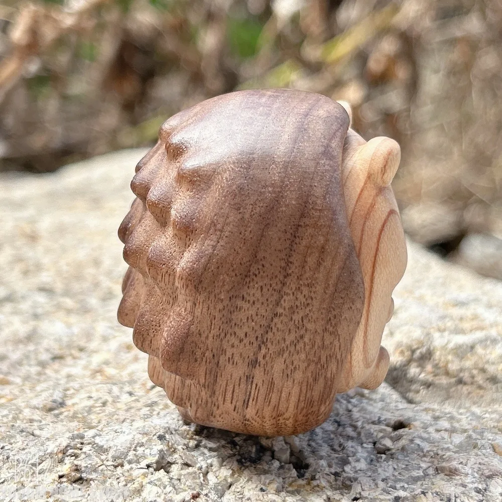 Crafts Hedgehog Statue Creative Wooden Animal Sculpture Decorative Interior Decoration Figurine Cabinet Decoration Crafts 3